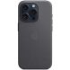 Оригинальный чехол FineWoven MagSafe для Apple iPhone 15 Pro (MT4H3) - Black (350819B). Фото 2 из 4