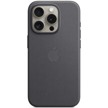Оригинальный чехол FineWoven MagSafe для Apple iPhone 15 Pro (MT4H3) - Black: фото 1 из 4