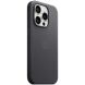 Оригинальный чехол FineWoven MagSafe для Apple iPhone 15 Pro (MT4H3) - Black (350819B). Фото 3 из 4