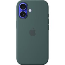 Оригинальный чехол Silicone Case with MagSafe для iPhone 16 (MYY83) - Lake Green: фото 1 из 6