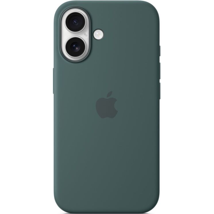 Оригинальный чехол Silicone Case with MagSafe для iPhone 16 (MYY83) - Lake Green: фото 4 из 6
