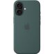 Оригинальный чехол Silicone Case with MagSafe для iPhone 16 (MYY83) - Lake Green (366447G). Фото 5 из 6