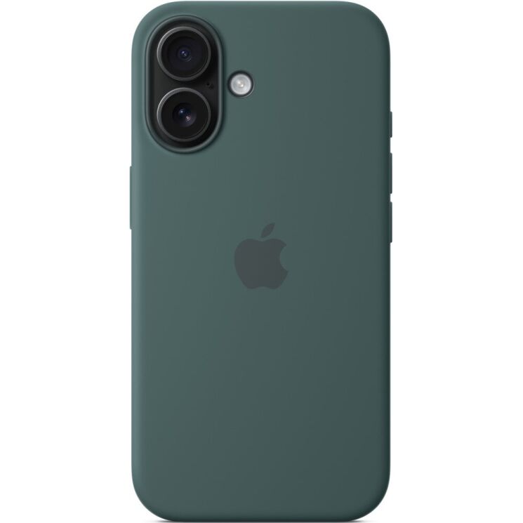 Оригинальный чехол Silicone Case with MagSafe для iPhone 16 (MYY83) - Lake Green: фото 5 из 6
