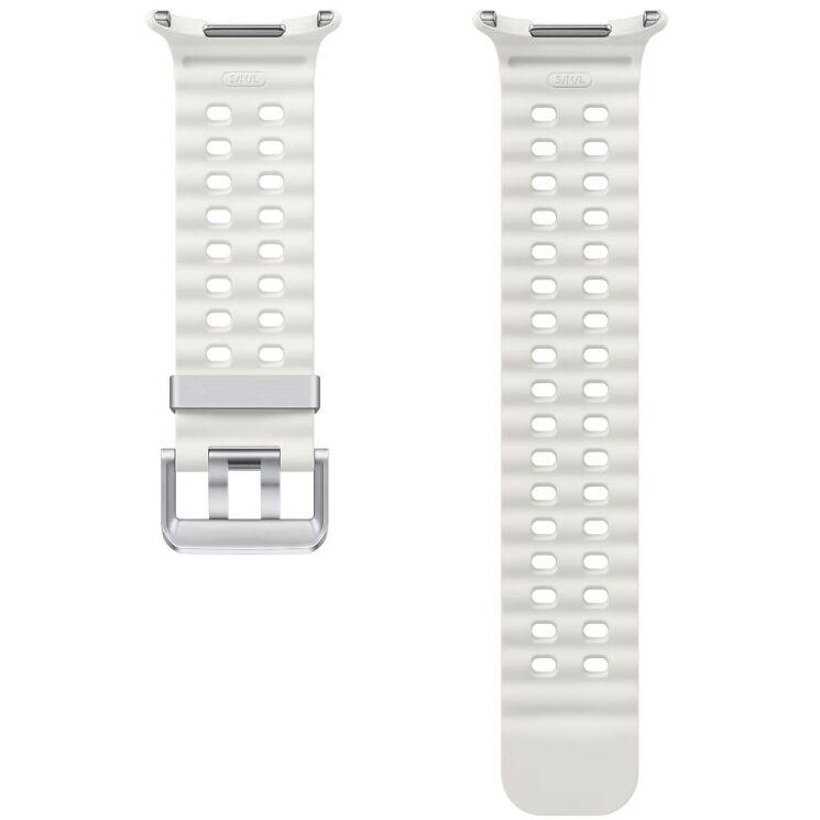 Оригинальный ремешок Marine Band для Samsung Galaxy Watch Ultra (47mm) ET-SNL70MWEGEU - White Sand: фото 3 из 4