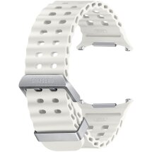 Оригинальный ремешок Marine Band для Samsung Galaxy Watch Ultra (47mm) ET-SNL70MWEGEU - White Sand: фото 1 из 4