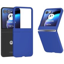 Пластиковый чехол Deexe Hard Shell (FF) для Motorola Razr 50 - Dark Blue: фото 1 из 7