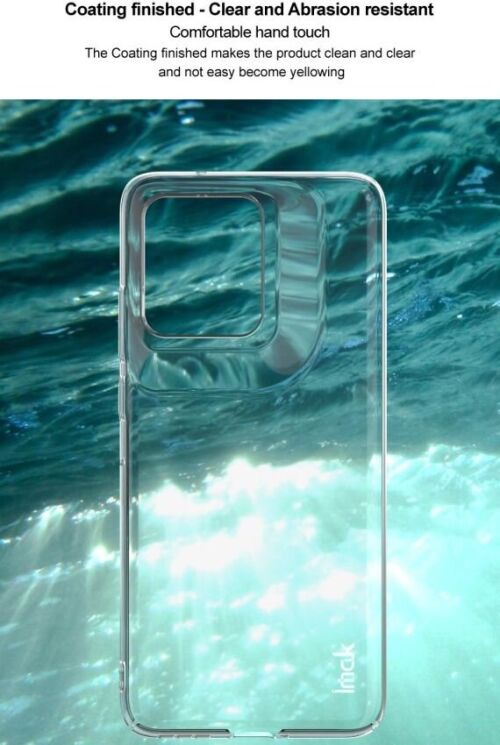 Пластиковий чохол IMAK Crystal II Pro для Motorola Edge 50 Neo - Transparent: фото 7 з 8