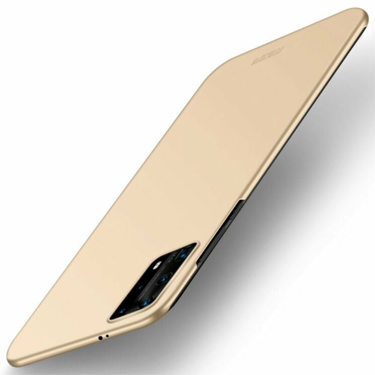 Пластиковий чохол MOFI Slim Shield для Huawei P40 Pro - Gold: фото 1 з 9