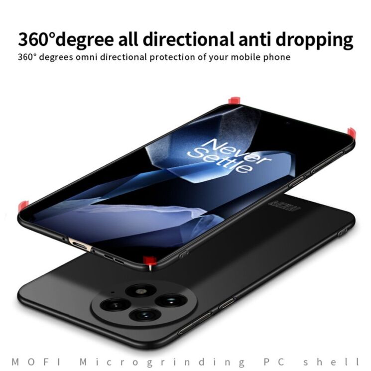 Пластиковый чехол MOFI Slim Shield для OnePlus 13 - Black: фото 7 из 9