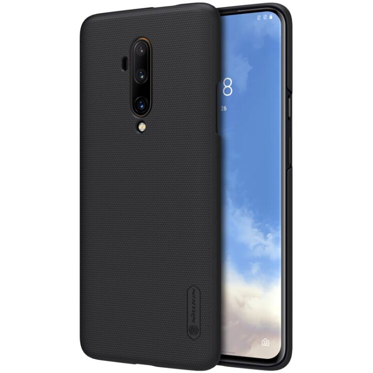 Пластиковий чохол NILLKIN Frosted Shield для OnePlus 7T Pro - Black: фото 1 з 20