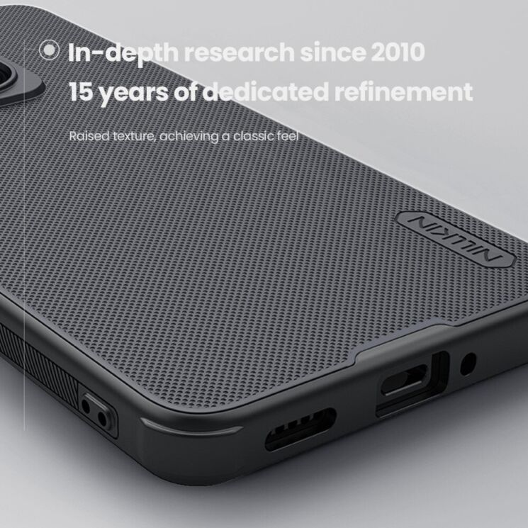 Пластиковый чехол NILLKIN Frosted Shield Pro для Xiaomi 14T Pro - Blue: фото 7 из 10