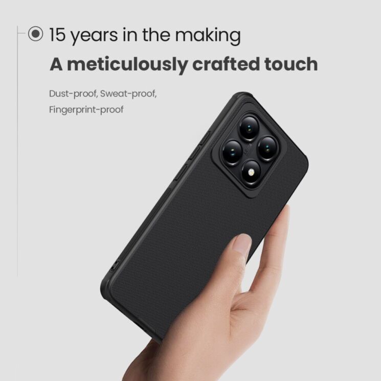 Пластиковый чехол NILLKIN Frosted Shield Pro для Xiaomi 14T Pro - Blue: фото 8 из 10