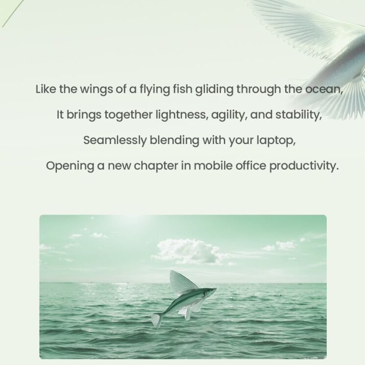 Підставка для ноутбуку NILLKIN DualWing Adhesive Laptop Stand - Black (982319B) Підставка для ноутбуку NILLKIN DualWing Adhesive Laptop Stand - Black: фото 6 з 17