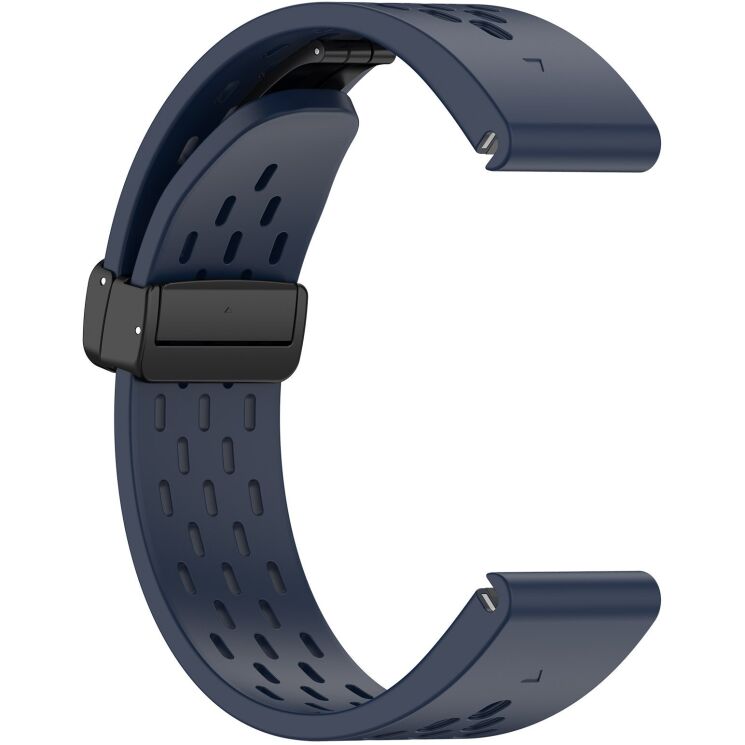 Ремінець Deexe Astra Strap для годинників Garmin з шириною кріплення QuickFit 20mm - Midnight Blue: фото 3 з 9