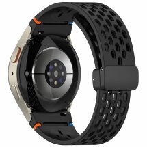 Ремінець Deexe Astra Strap для Samsung Galaxy Watch 4 / 4 Classic / 5 / 5 Pro / 6 / 6 Classic / 7 / FE - Black: фото 1 з 7