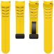 Ремінець Deexe Aurora Strap для Samsung Galaxy Watch 4 / 4 Classic / 5 / 5 Pro / 6 / 6 Classic / 7 / FE - Yellow (358120Y). Фото 5 з 8