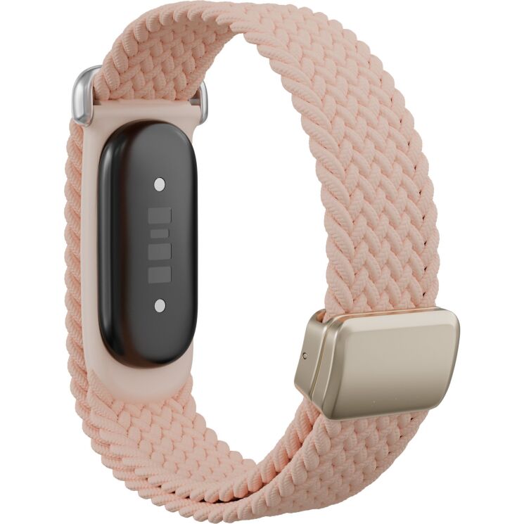 Ремешок Deexe Braided Loop для Google Fitbit Air - Light Pink: фото 3 из 3