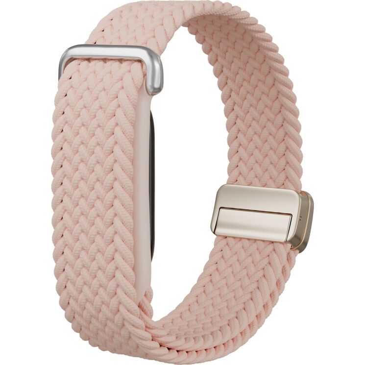 Ремешок Deexe Braided Loop для Google Fitbit Air - Light Pink: фото 1 из 3