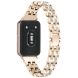 Ремінець Deexe Crystal Design для Samsung Galaxy Fit 3 - Gold (349021F). Фото 3 з 6