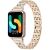 Ремінець Deexe Crystal Design для Samsung Galaxy Fit 3 - Gold: фото 1 з 6
