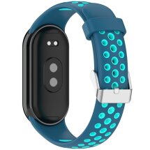 Ремешок Deexe Dot Color для Xiaomi Mi Smart Band 8 / 9 - Blue / Green: фото 1 из 9
