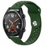 Ремінець Deexe Dot Style для годинників з шириною кріплення 20мм - Green (895409G)