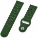 Ремінець Deexe Dot Style для годинників з шириною кріплення 20мм - Green (895409G). Фото 4 з 4