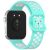 Ремешок Deexe Dual Color для Huawei Watch Fit 3 - Teal / White: фото 1 из 7