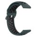 Ремешок Deexe Dual Color для Samsung Galaxy Watch 3 (41mm) - Dark Green / Black (235406E). Фото 2 из 5