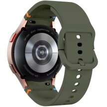 Ремешок Deexe Elino Strap для Samsung Galaxy Watch 4 / 5 / 6 / 7 / FE (40mm) - Army Green: фото 1 из 6