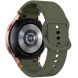 Ремешок Deexe Elino Strap для Samsung Galaxy Watch 4 / 5 / 6 / 7 / FE (40mm) - Army Green (358307AG). Фото 1 из 6