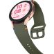 Ремешок Deexe Elino Strap для Samsung Galaxy Watch 4 / 5 / 6 / 7 / FE (40mm) - Army Green (358307AG). Фото 4 из 6