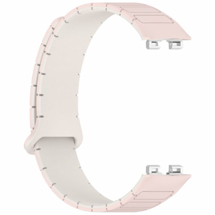 Ремешок Deexe Flexible Fit для Huawei Band 8 / 9 / 10 - Pink / Starlight: фото 4 из 6