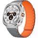 Ремінець Deexe Flexible Fit для Samsung Galaxy Watch Ultra (47mm) / Ultra (2025) - Silver / Orange (358070SO). Фото 2 з 2