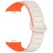 Ремешок Deexe Flexible Fit для Xiaomi Redmi Watch 4 / Mi Smart Band 8 Pro / Band 9 Pro - Orange / White (370308WO). Фото 3 из 6
