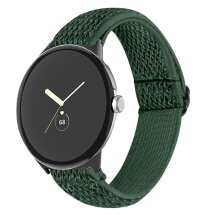 Ремінець Deexe Knitted Strap для Google Pixel Watch / Watch 2 - Army Green: фото 1 з 6