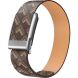 Ремінець Deexe Leather Pattern для WHOOP 5.0 / MG - Brown (403117Z). Фото 1 з 8
