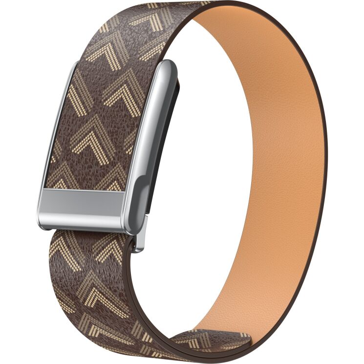Ремінець Deexe Leather Pattern для WHOOP 5.0 / MG - Brown (403117Z) Ремінець Deexe Leather Pattern для WHOOP 5.0 / MG - Brown: фото 1 з 8
