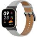 Ремінець Deexe Leather Strap для Xiaomi Redmi Watch 3 - Grey (320516H). Фото 2 з 4