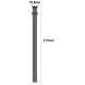 Ремешок Deexe Milanese Stainless Steel для Xiaomi Mi Smart Band 8 / 9 - Grey (326047H). Фото 7 из 8