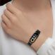 Ремешок Deexe Milanese Stainless Steel для Xiaomi Mi Smart Band 8 / 9 - Grey (326047H). Фото 5 из 8