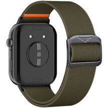 Ремешок Deexe Orbit Flex для Huawei Watch Fit 4 Pro / Fit 4 / Fit 3 - Army Green: фото 1 из 3