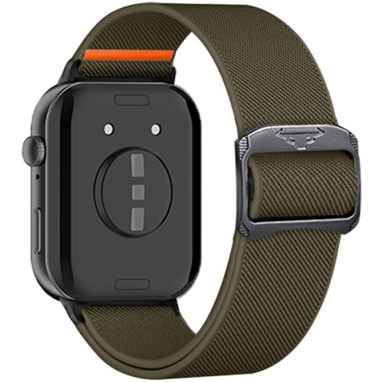 Ремешок Deexe Orbit Flex для Huawei Watch Fit 4 Pro / Fit 4 / Fit 3 - Army Green: фото 1 из 3