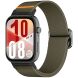 Ремешок Deexe Orbit Flex для Huawei Watch Fit 4 Pro / Fit 4 / Fit 3 - Army Green (382813AG). Фото 2 из 3