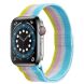 Ремінець Deexe Rainbow Loop для Apple Watch 42 (Series 10/11) / 41 / 40 / SE 40 / 38 - Yellow / Pink / Silver / Blue (251841A). Фото 2 з 4