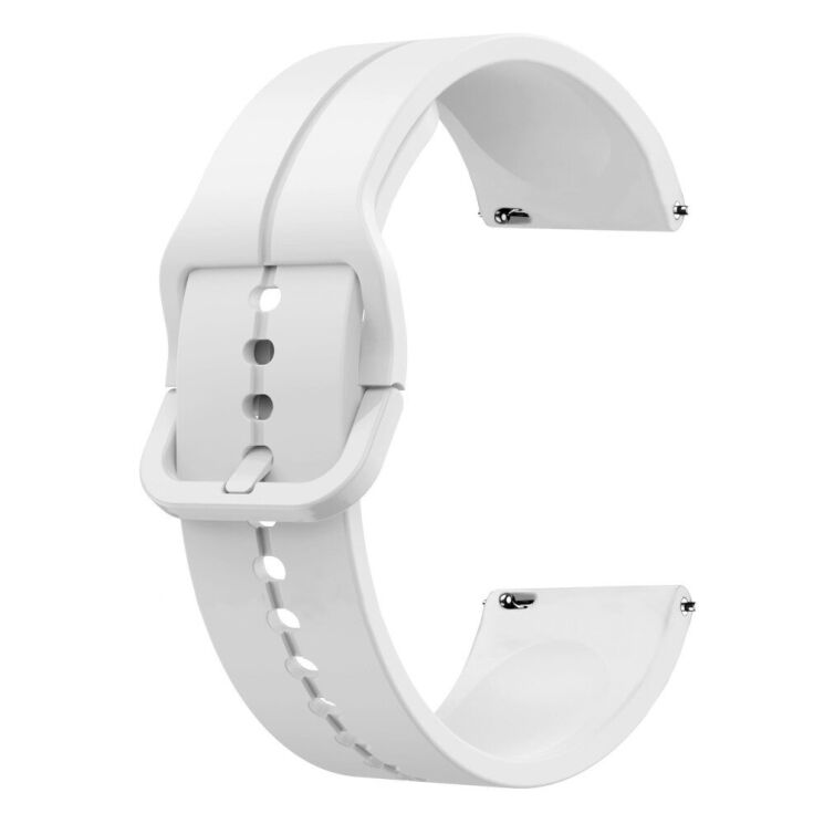 Ремешок Deexe Soft Line для часов с шириной крепления 22мм - White: фото 3 из 6