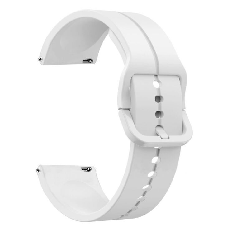 Ремешок Deexe Soft Line для часов с шириной крепления 22мм - White: фото 2 из 6