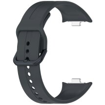 Ремінець Deexe Soft Line для Xiaomi Mi Smart Band 8 Pro / 9 Pro / Redmi Watch 4 / 5 - Dark Grey: фото 1 з 2