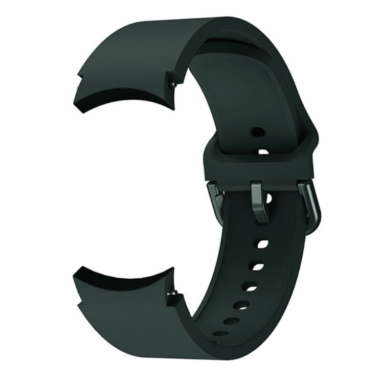 Ремешок Deexe Soft Silicone для Samsung Galaxy Watch 4 / 4 Classic / 5 / 5 Pro / 6 / 6 Classic / 7 / FE - Green: фото 3 из 8
