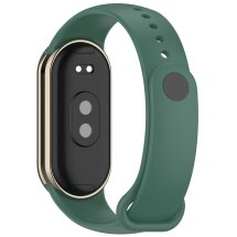 Ремешок Deexe Soft Silicone для Xiaomi Mi Smart Band 8 / 9 - Dark Green: фото 1 из 5